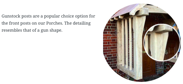 Oak Porch in Norfolk